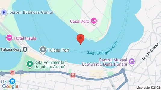 Apartments for rent i Tulcea - kort over placeringen