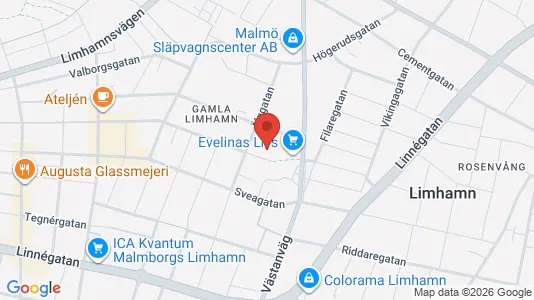 Apartments for rent i Limhamn/Bunkeflo - kort over placeringen