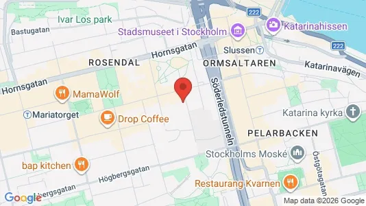 Apartments for rent i Södermalm - kort over placeringen