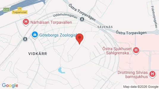 Apartments for rent i Örgryte-Härlanda - kort over placeringen