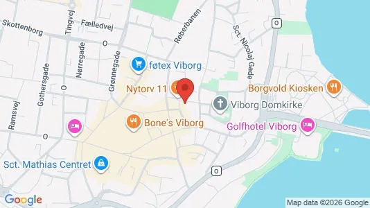 Apartments for rent i Viborg - kort over placeringen