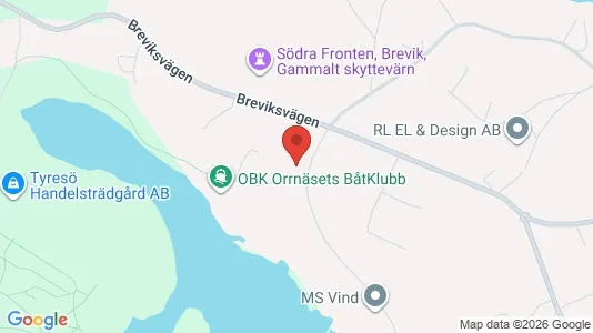 Apartments for rent i Tyresö - kort over placeringen