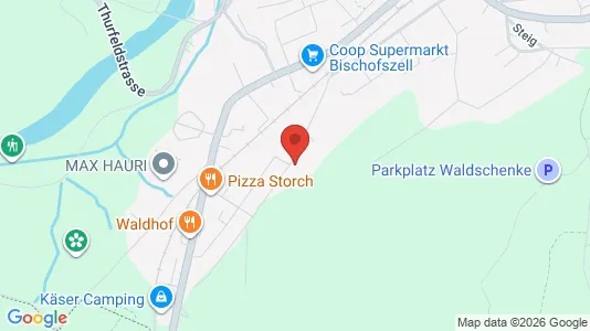 Apartments for rent i Weinfelden - kort over placeringen