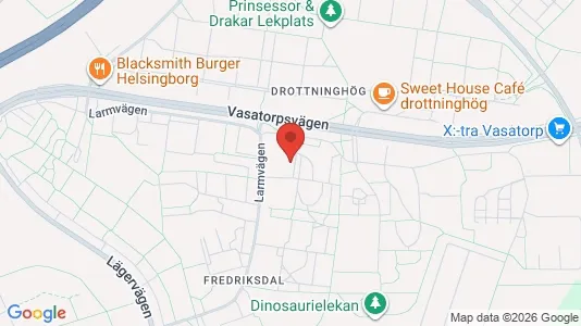 Apartments for rent i Helsingborg - kort over placeringen