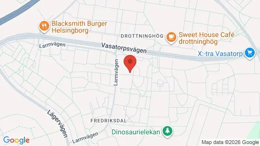 Apartments for rent i Helsingborg - kort over placeringen