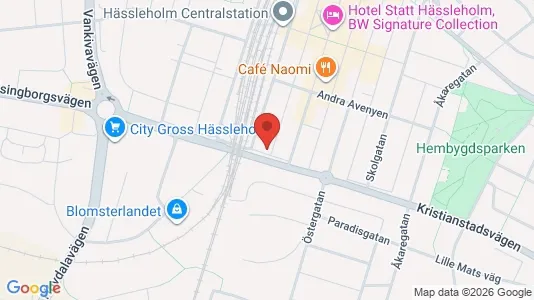 Apartments for rent i Hässleholm - kort over placeringen