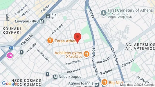 Apartments for rent i Athens Akropoli - kort over placeringen