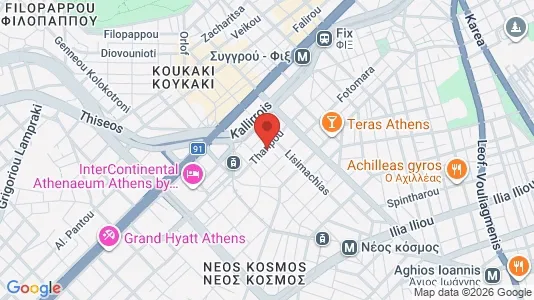 Apartments for rent i Athens Akropoli - kort over placeringen