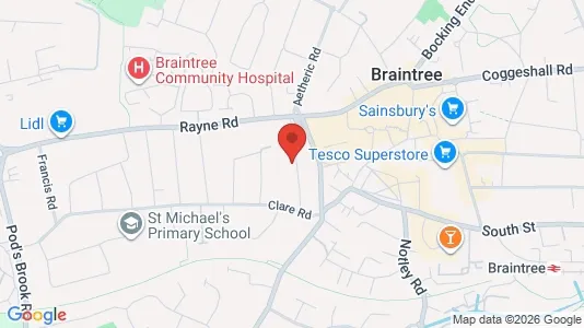 Apartments for rent i Braintree - Essex - kort over placeringen