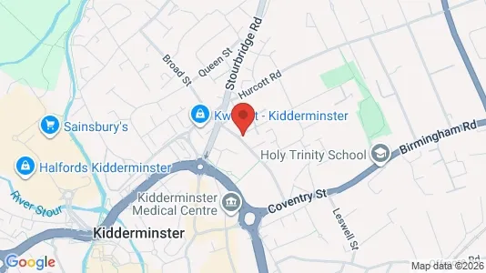 Apartments for rent i Kidderminster - Worcestershire - kort over placeringen
