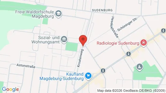 Apartments for rent i Magdeburg - kort over placeringen