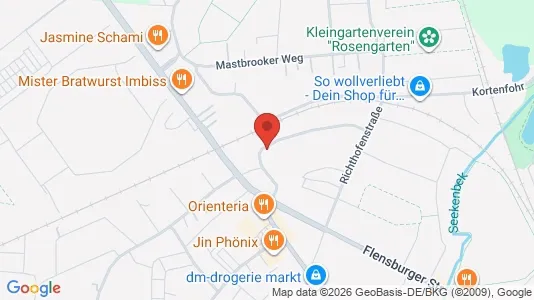 Apartments for rent i Rendsburg-Eckernförde - kort over placeringen