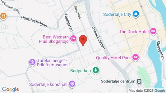 Apartments for rent i Södertälje - kort over placeringen