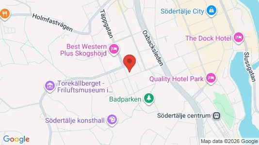 Apartments for rent i Södertälje - kort over placeringen