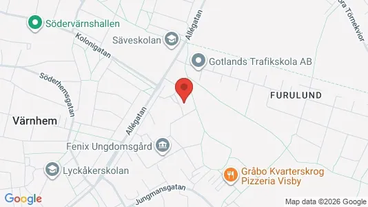 Apartments for rent i Gotland - kort over placeringen