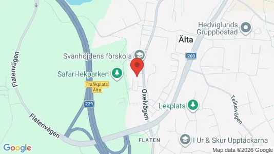 Apartments for rent i Nacka - kort over placeringen