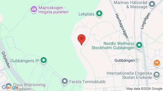 Apartments for rent i Stockholm South - kort over placeringen