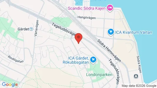 Apartments for rent i Gärdet/Djurgården - kort over placeringen