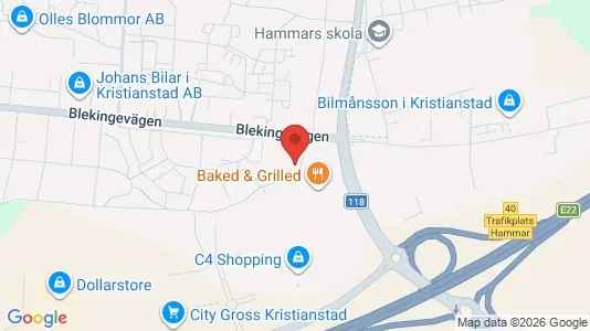 Apartments for rent i Kristianstad - kort over placeringen