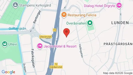 Apartments for rent i Örgryte-Härlanda - kort over placeringen