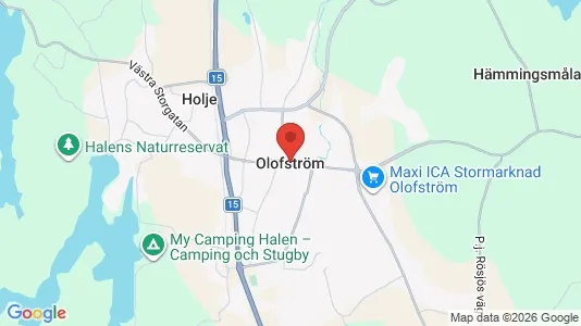 Apartments for rent i Olofström - kort over placeringen