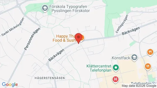 Apartments for rent i Stockholm South - kort over placeringen