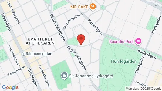 Apartments for rent i Östermalm - kort over placeringen