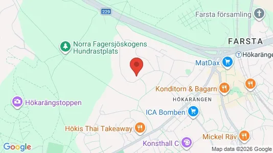 Apartments for rent i Stockholm South - kort over placeringen