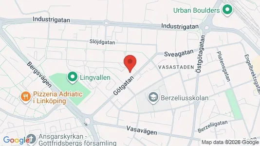 Apartments for rent i Linköping - kort over placeringen