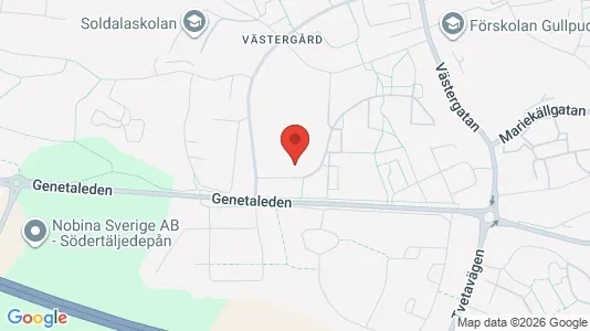 Apartments for rent i Södertälje - kort over placeringen