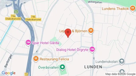 Apartments for rent i Örgryte-Härlanda - kort over placeringen