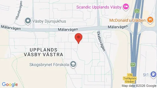 Apartments for rent i Upplands Väsby - kort over placeringen