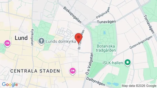 Apartments for rent i Lund - kort over placeringen