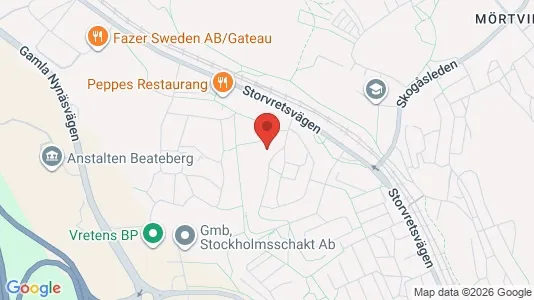 Apartments for rent i Huddinge - kort over placeringen