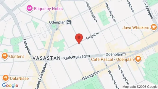 Apartments for rent i Vasastan - kort over placeringen
