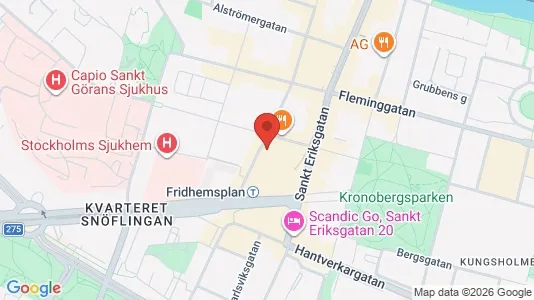 Apartments for rent i Kungsholmen - kort over placeringen
