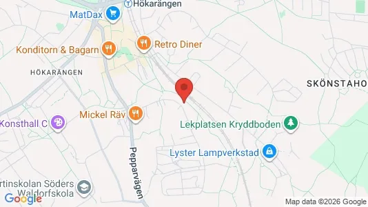 Apartments for rent i Stockholm South - kort over placeringen