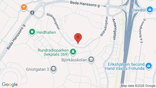 Apartments for rent i Askim-Frölunda-Högsbo - kort over placeringen