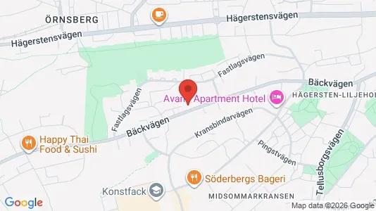 Apartments for rent i Stockholm South - kort over placeringen
