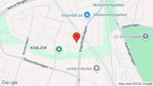 Apartments for rent i Lund - kort over placeringen