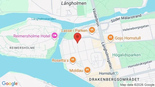 Apartments for rent i Södermalm - kort over placeringen