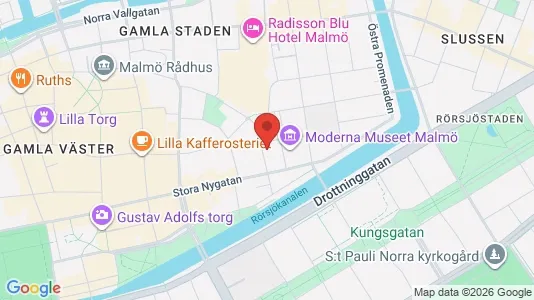 Apartments for rent i Malmö City - kort over placeringen