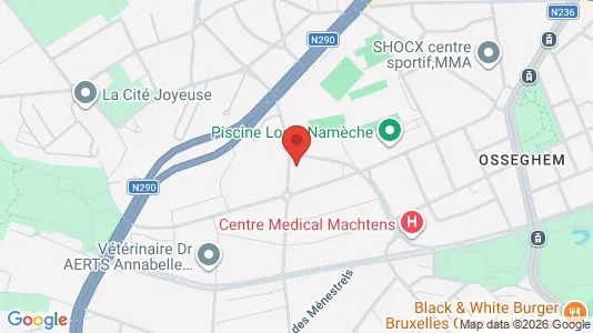 Apartments for rent i Brussels Sint-Jans-Molenbeek - kort over placeringen