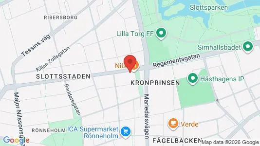 Apartments for rent i Malmö City - kort over placeringen