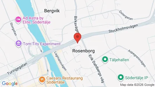 Apartments for rent i Södertälje - kort over placeringen