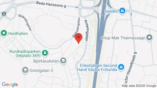 Apartments for rent i Västra hisingen - kort over placeringen