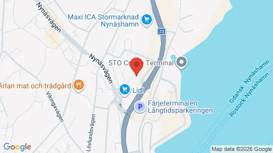 Apartments for rent i Nynäshamn - kort over placeringen