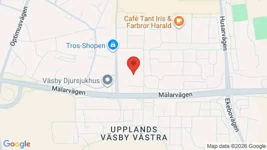 Apartments for rent i Upplands Väsby - kort over placeringen