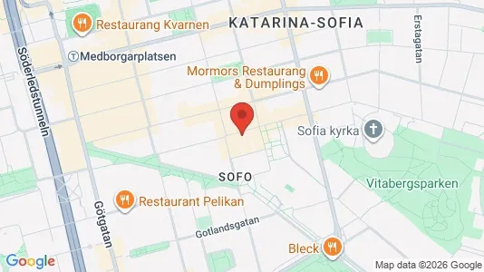 Apartments for rent i Södermalm - kort over placeringen