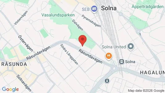 Apartments for rent i Solna - kort over placeringen